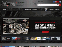 Tablet Screenshot of jackmancustomcycles.com